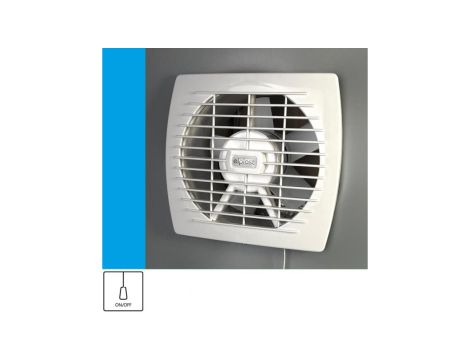 Wentylator domowy Eol 150P przełącznik pociągany, fi 150 mm, kolor biały