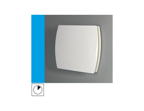 Wentylator domowy Eol F12T wyłącznik czasowy, fi 120 mm, kolor biały