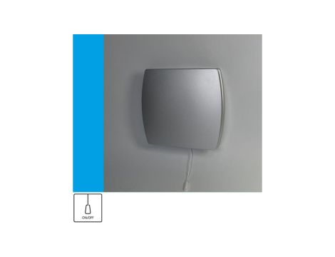 Wentylator domowy Eol F15PSF przełącznik pociągany, fi 150 mm, kolor srebrny