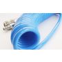 Wąż spiralny pneumatyczny 12x8 mm z szybkozłączami DN7,2 długość 15 m - 6