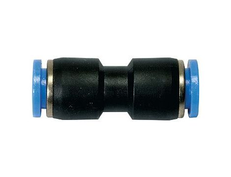 Złączka pneumatyczna wtykowa prosta przelotowa do węża fi 16 mm, tworzywo sztuczne