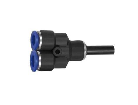 Trójnik pneumatyczny redukcyjny wtykowy typu Y wtyk 10 mm pod wąż fi 8 mm, tworzywo sztuczne
