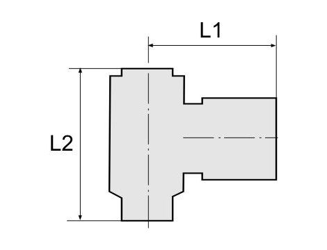 Zawór dławiąco-zwrotny wtykowy do siłownika G 1/4 GZ, do węża fi 12 mm, tworzywo sztuczne - 5