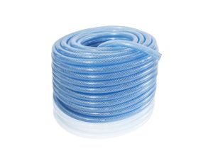 Wąż z tworzywa przezroczysty PVC techniczny fi 16x3 mm, 12 bar, zbrojony, rolka 25 m