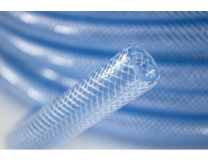 Wąż z tworzywa przezroczysty PVC techniczny fi 16x3 mm, 12 bar, zbrojony, rolka 50 m - image 2