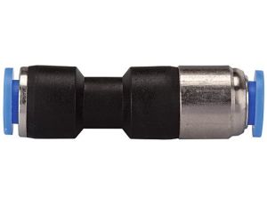 Zawór zatrzymujący wtykowy prosty  do węża fi 8 mm, tworzywo sztuczne