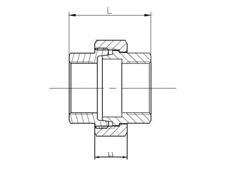 Śrubunek nierdzewny WW G 3/4 GW, uszczelnienie stożkowe, stal 316 - 2