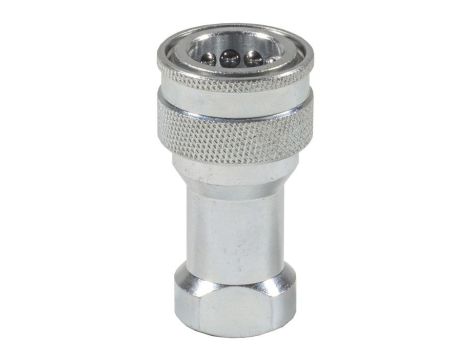 Szybkozłącze hydrauliczne ISO B obustronnie odcinające G 1/8 GW, stal ocynkowana, NBR