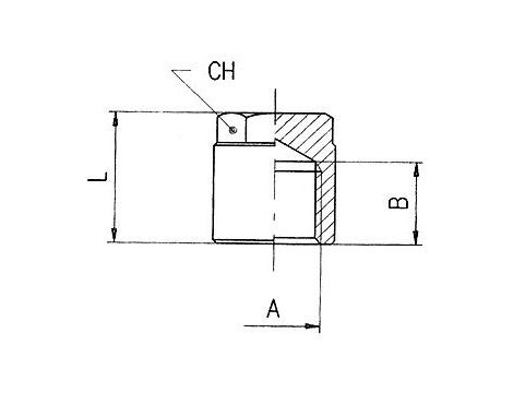 Korek gwintowany z nakrętką G 3/8 GW, mosiądz niklowany - 2