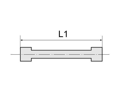Złączka redukcyjna prosta przelotowa (choinka, łącznik redukcyjny) do węży z 12 mm na 10 mm, POM - 2
