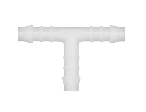 Trójnik karbowany typu T choinka do węża fi 19 mm, tworzywo sztuczne POM