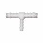 Trójnik karbowany redukcyjny typu T, choinka do węża fi 2 x 8 mm - 1 x 6 mm, POM - 2