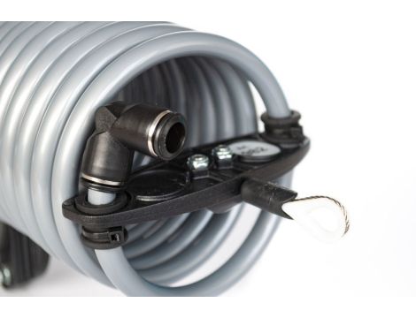 Balanser linkowy, sprężynowy Flowmatik 1-2 kg, linka 1,6 m, z przewodem spiralnym - 3