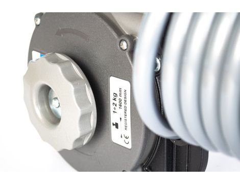 Balanser linkowy, sprężynowy Flowmatik 2-3 kg, linka 1,6 m, z przewodem spiralnym - 2