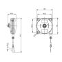 Balanser linkowy, sprężynowy Flowmatik BL633 2-4 kg, linka 2,5 m - 4