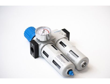 Blok przygotowania powietrza G 1/4 GW do 16 bar, regulacja 1,5-12 bar, 20 um, Flowmatik - 2