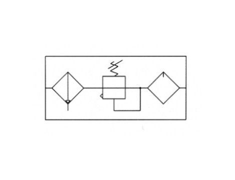 Blok przygotowania powietrza G 3/8 GW do 16 bar, regulacja 1,5-12 bar, 20 um, Flowmatik - 3