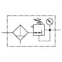 Filtroreduktor G 3/8 GW do 16 bar, regulacja 1,5-12 bar, 20 mikronów, Flowmatik - 3