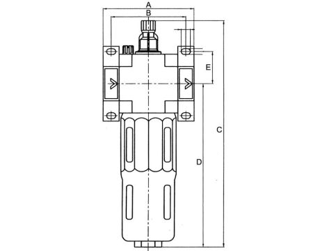 Smarownica sprężonego powietrza G 3/8 GW do 16 bar, Flowmatik - 4