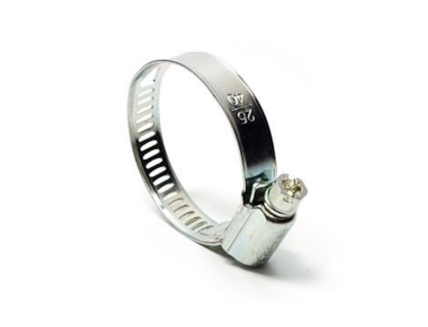 Opaska zaciskowa ślimakowa skręcana Flowmatik 12-20 mm, szerokość 8,5 mm, stal W1 - 2