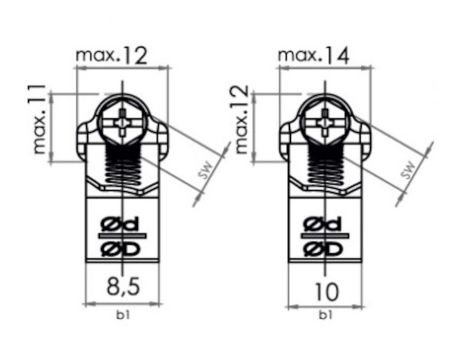 Opaska zaciskowa ślimakowa skręcana Flowmatik 16-25 mm, szerokość 8,5 mm, stal W1 - 3