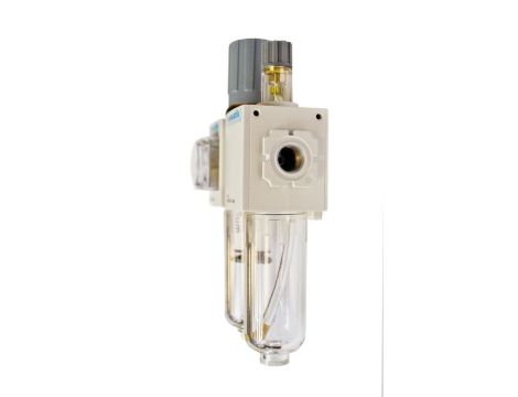 Blok przygotowania powietrza G 1/4 GW do 10 bar, regulacja 1,5-9 bar, 5 um - 3