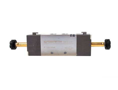 Elektrozawór pneumatyczny rozdzielający 5/2 G 1/8 bistabilny, Flowmatik - 2