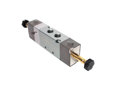Elektrozawór pneumatyczny rozdzielający 5/3 G 1/8 centralnie zamknięty, Flowmatik - 3