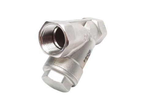 Filtr siatkowy skośny gwintowany Flowmatik G 1/2 GW PN16, stal nierdzewna 316 - 3