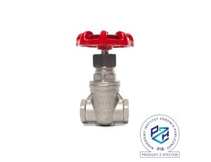 Zawór zasuwowy gwintowany Flowmatik G 1/2 GW PN16, nierdzewny 316, PTFE