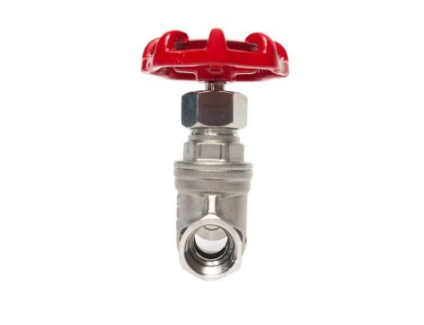 Zawór zasuwowy gwintowany Flowmatik G 3/4 GW PN16, nierdzewny 316, PTFE - 3