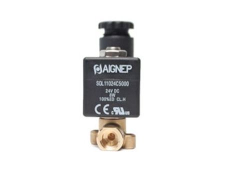 Zawór elektromagnetyczny membranowy 2/2 NC, G 1/8, NBR, 0-30 bar, DN1,5, 220V AC - 2