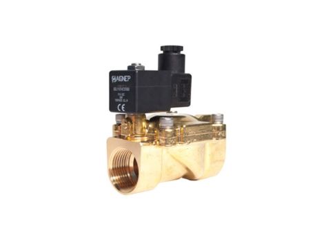 Zawór elektromagnetyczny membranowy 2/2 NC, G 1, FKM, 0,15-16 bar, DN25, 220V AC