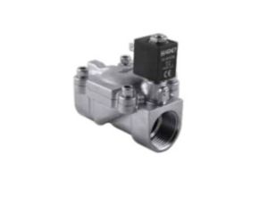 Zawór elektromagnetyczny membranowy 2/2 NC, G 3/4, NBR, NC, 0,15-25 bar, DN18, 24V DC, stal nierdz.