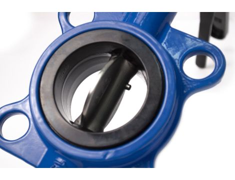 Zawór klapowy międzykołnierzowy Flowmatik DN150 PN16, żeliwny, dysk 304, uszczelnienie EPDM - 2