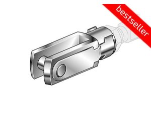 Końcówka widełkowa M16x1,5 do siłownika pneumatycznego D50-63, ISO15552/6431