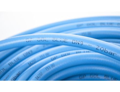 Wąż do narzędzi pneumatycznych fi 12,7x19 mm, 20 bar, niebieski - 5