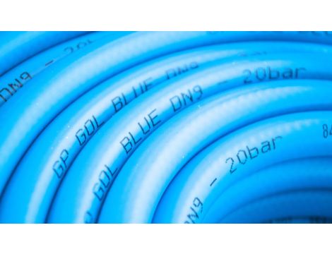 Wąż do narzędzi pneumatycznych fi 25x33,5 mm, 20 bar, niebieski - 6