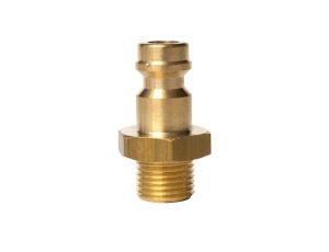 Króciec szybkozłącza DN5 typ 21, G 1/4 GZ, wtyk szybkozłącza, mosiądz