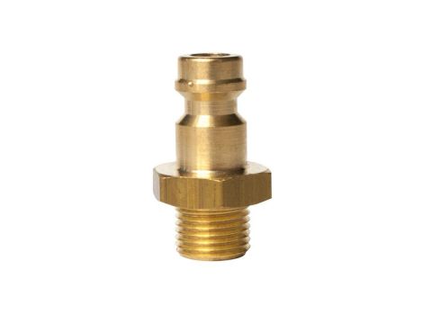 Króciec szybkozłącza DN5 typ 21, G 1/4 GZ, wtyk szybkozłącza, mosiądz