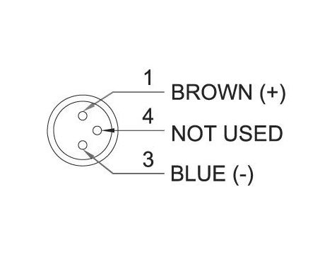 Czujnik PNP NO, 10-28V DC 3-przew.,kabel 0,3m, wtyk M8 (KT-65PE-QD) - 5