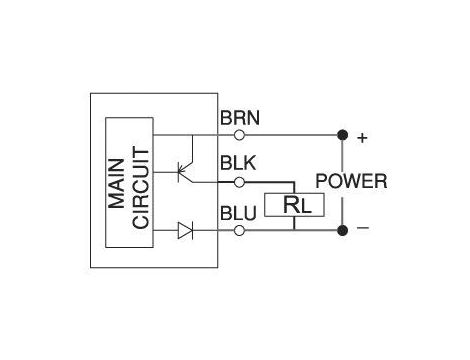 Czujnik PNP NO, 10-28V DC 3-przew.,kabel 0,3m, wtyk M8 (KT-65PE-QD) - 2