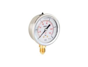 Manometr glicerynowy radialny 0-2,5 bar, G 1/4, 63 mm