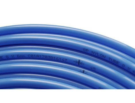 Przewód pneumatyczny PE polietylenowy kalibrowany, fi 12x9 mm, niebieski (krążek 25 m) - 3
