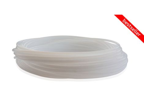 Przewód teflonowy PTFE kalibrowany, fi 12x9 mm, biały