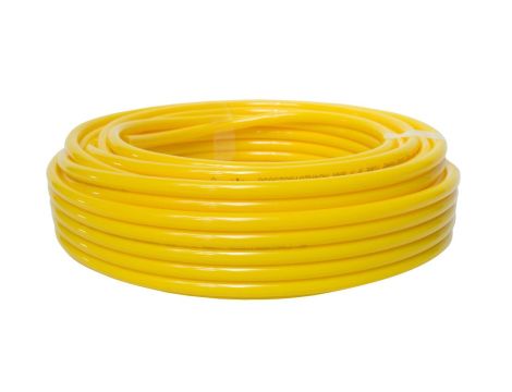 Przewód pneumatyczny PU poliuretanowy kalibrowany, fi 6x4 mm, żółty (krążek 25 m) - 2