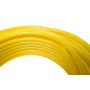 Przewód pneumatyczny PU poliuretanowy kalibrowany, fi 6x4 mm, żółty (krążek 25 m) - 4