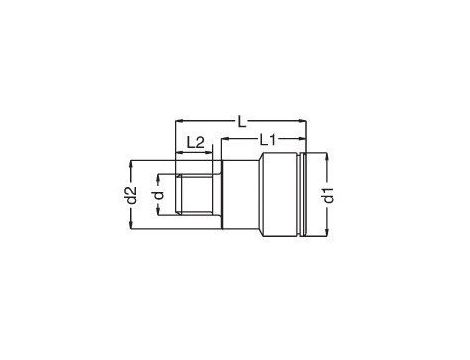 Szybkozłącze do form wtryskowych DN8 typ RPL, G 3/8 GZ, bez zaworu - 3