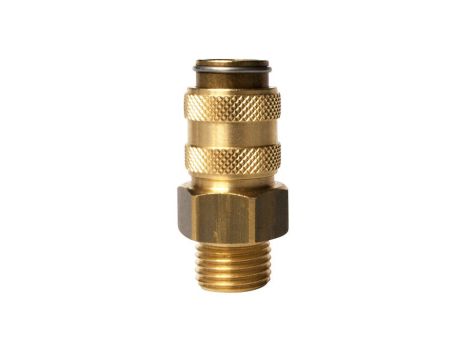 Szybkozłącze pneumatyczne DN5 typ 21, G 1/8 GZ, gniazdo szybkozłącza, mosiądz