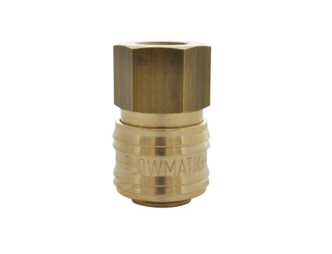 Szybkozłącze pneumatyczne DN7,2 typ 26, G 1/4 GW, gniazdo szybkozłącza, mosiądz